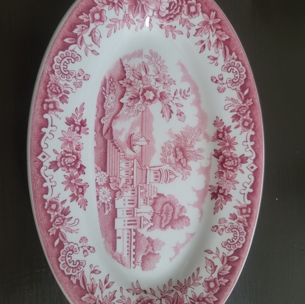 Vintage ceramic plate